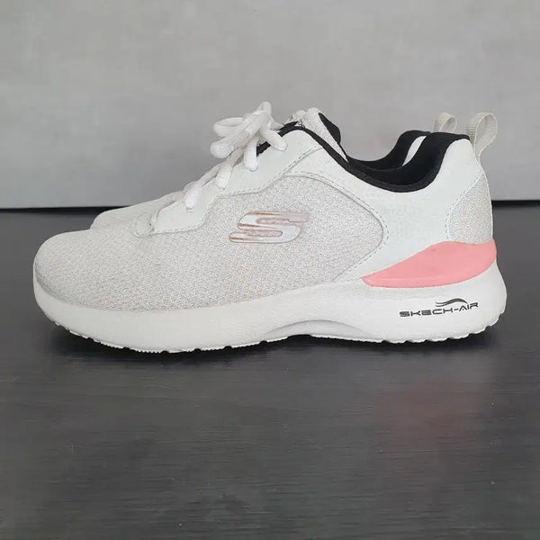 [BUNJANG] Skechers Sketch Air Dynamite White Pink Sneakers (US 6.5) / 스케쳐스 스케치 에어 다이나마이트 (235)