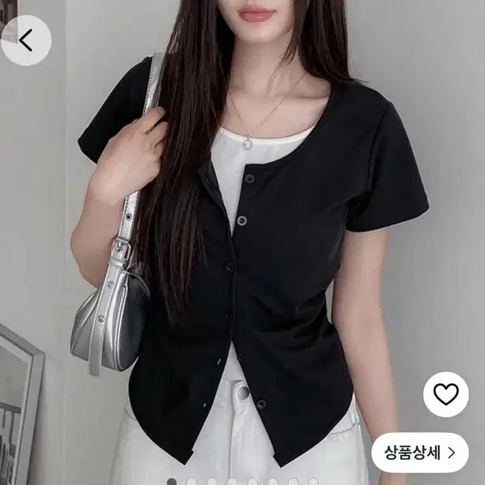[BUNJANG] Laint Cardigan Short-Sleeve T-Shirt Set / Laint 가디건 반팔티