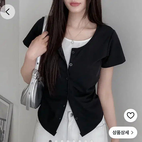 [BUNJANG] Laint Cardigan Short-Sleeve T-Shirt Set / Laint 가디건 반팔티