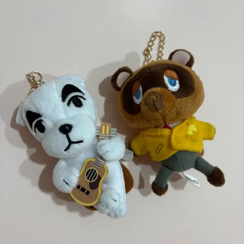 [BUNJANG] Animal Crossing Japan Authentic 2-Piece Keychain Set: K.K. Slider & Tom Nook / 일본 정품 동숲 키링 2종 일괄 K.K, 너굴