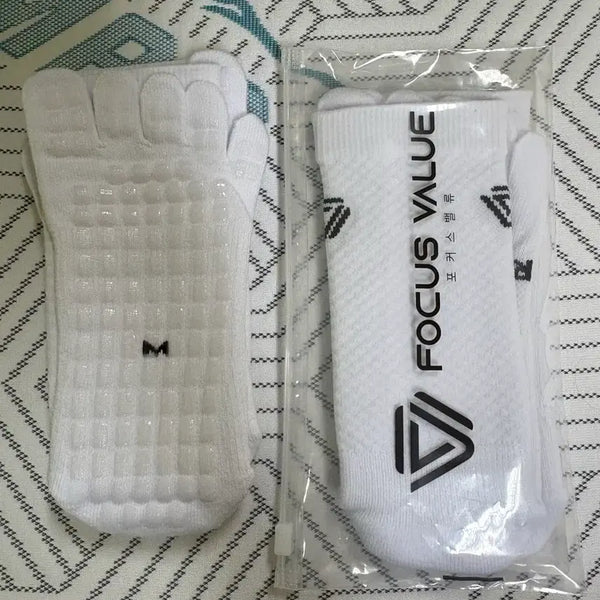 [BUNJANG] Focus Value Non-Slip Toe Socks (2 Pairs) / 포커스밸류 논슬립 발가락 양말 2켤레