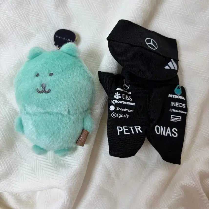 [BUNJANG] Nagano Market Mercedes F1 "Nongdamgom" Plush / F1 메르세데스 민트 농담곰