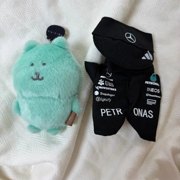 [BUNJANG] Nagano Market Mercedes F1 "Nongdamgom" Plush / F1 메르세데스 민트 농담곰