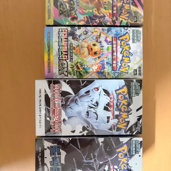 [BUNJANG] Pokemon TCG Booster Box Set (4 Types) - Sealed / 포켓몬카드 박스 4종