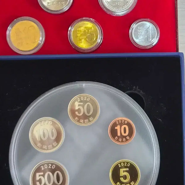 [BUNJANG] 70th Anniversary Coin Set & 1981 5-Coin Set / *70주년기념주화세트와 1981년 5종주화세트