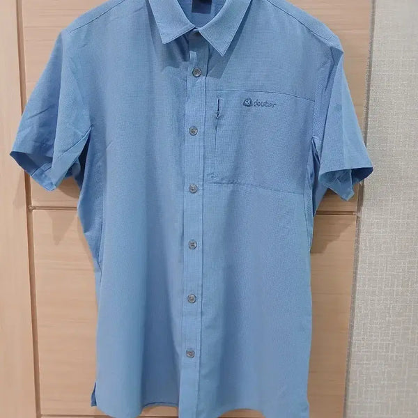 [BUNJANG] Deuter Blue Short Sleeve Shirt Size 105 / 도이터 반팔 셔츠 하늘색105