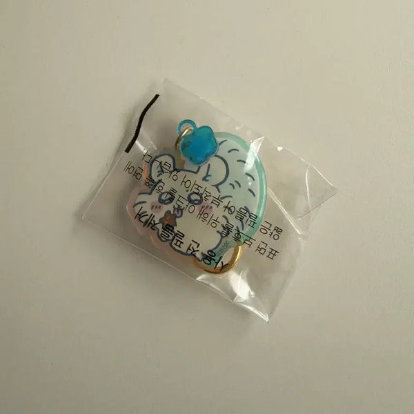 [BUNJANG] Chiikawa Nyam Nyam Keyring Momonga / 치이카와 냠냠키링 모몽가
