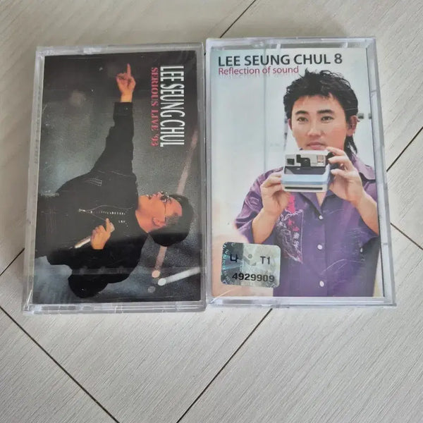 [BUNJANG] Lee Seung Chul 8th Album 'Reflection of Sound' 1993 Serious Live Cassette Tape Bundle (Sealed) / 미개봉 이승철 8집 Serious Live 93 카세트 테이프 2개