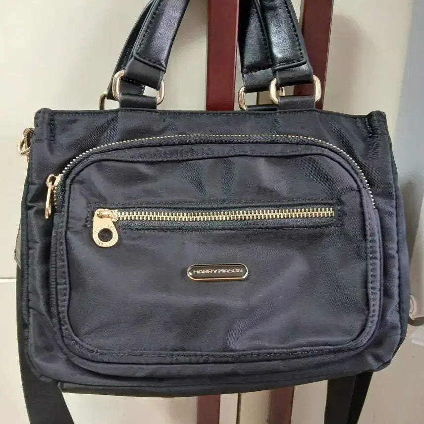 [BUNJANG] Harry Mason Black Tote Bag/Shoulder Bag / 해리메이슨 블랙 토드백.숄더백