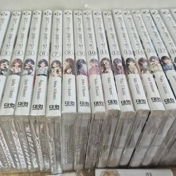 [BUNJANG] Fragrant Flowers Bloom Gallantly Complete Set (Volumes 1-21) First Edition / 향기로운 꽃은 늠름하게 핀다 만화책 전권 초판 1-21