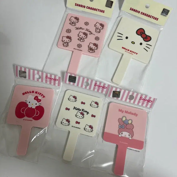 [BUNJANG] Sanrio Characters Compact Mirror (Hello Kitty, My Melody) / 산리오 캐릭터 손거울 헬로키티 마이멜로디
