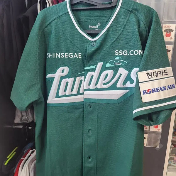 [BUNJANG] Landers Baseball Park Sung-han Jersey XL / 랜더스 리사이클 박성한 유니폼