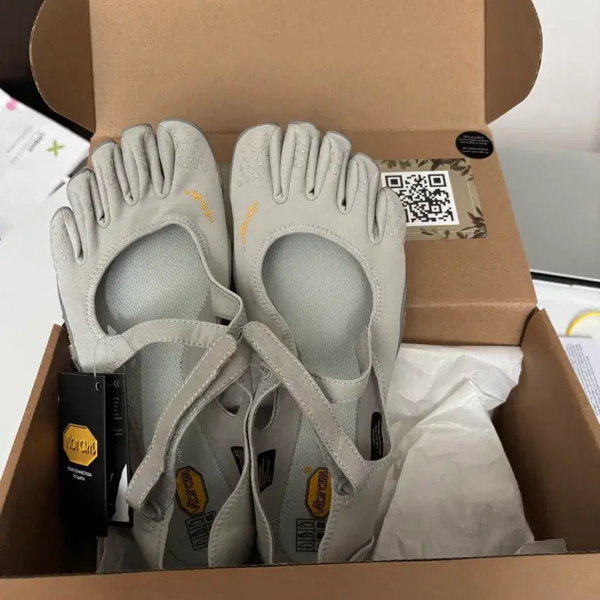 [BUNJANG] Vibram FiveFingers Soleus Grey / (새상품)비브람 파이브핑거스 소울실버 38