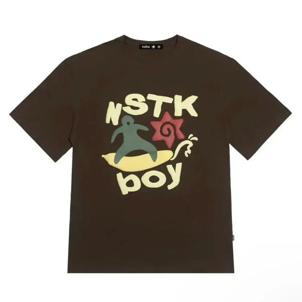 [BUNJANG] Nasty Kick Kai Phi Surfing Banana Boy T-Shirt / 네스티킥 카이파이 서핑 바나나 보이 반팔