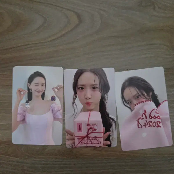 [BUNJANG] Girls' Generation Yoona 2024 Pink Christmas POB Photocard Bundle Set / 소녀시대 윤아 2024pink Christmas 특전포카 팝니다