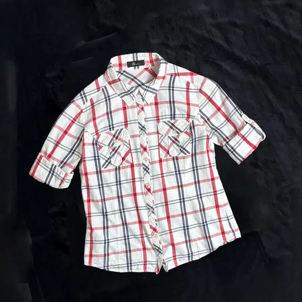 [BUNJANG] Pinky & Dianne Tartan Check Shirt / 일본빈티지 & by P&D 체크셔츠