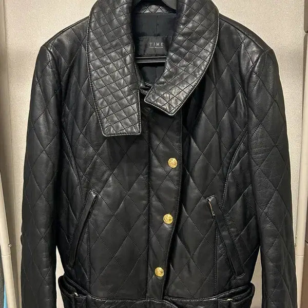 [BUNJANG] TIME Quilting Lambskin Jacket / 타임 time 퀼팅 양가죽 자켓