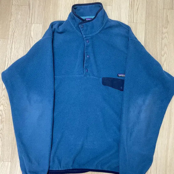 [BUNJANG] Patagonia Snap-T Fleece Blue / 파타고니아 스냅티 플리스 블루