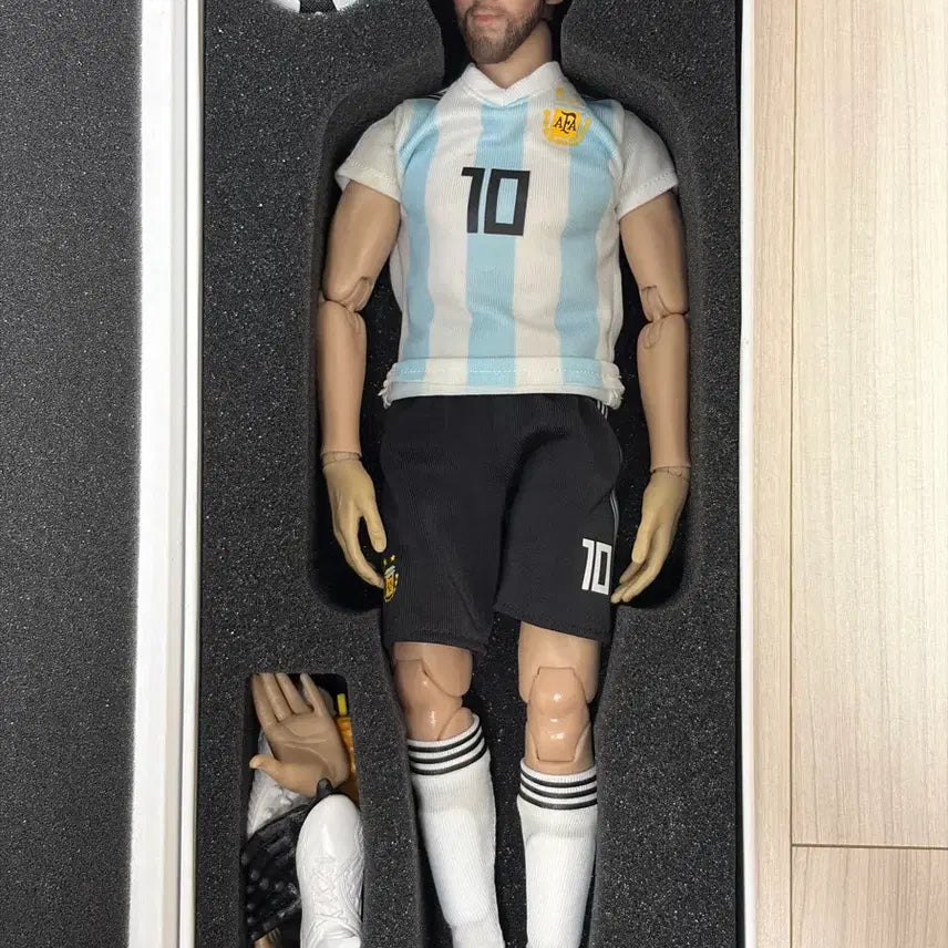 [BUNJANG] Lionel Messi Argentina Jersey Action Figure with Accessories / 메시 피규어