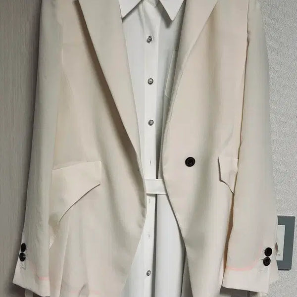 [BUNJANG] TIME Ivory Jacket / 타임 TIME 아이보리 자켓