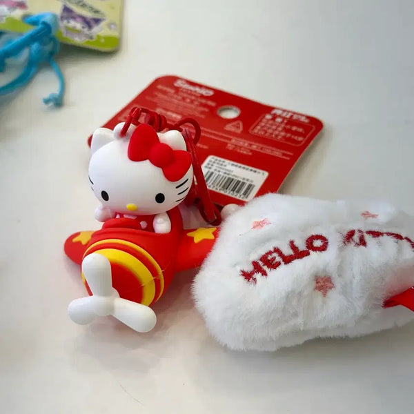 [BUNJANG] Hello Kitty Airplane Keychain / 키티 비행기 키링