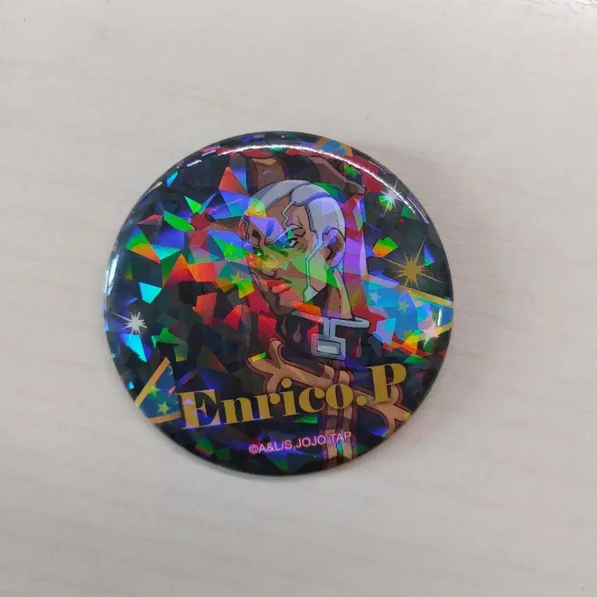 [BUNJANG] JoJo's Bizarre Adventure Enrico Pucci Hologram Can Badge / 죠죠 카라반 엔리코 푸치 홀로그램 캔뱃지