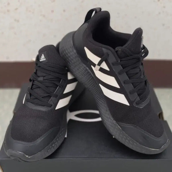 [BUNJANG] Adidas Men's Black Running Shoes 255 / 아디다스 남성용 블랙 운동화 러닝화 런닝화-255