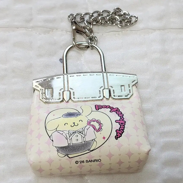 [BUNJANG] Sanrio Pompompurin Handbag Keychain / 폼폼푸린 핸드백 키링