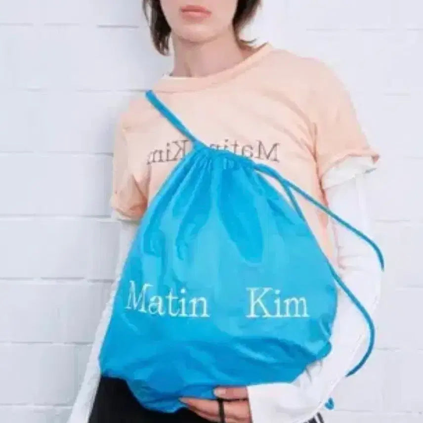 [BUNJANG] Matin Kim String Bag (Blue, Pink) - Sealed New / 마뗑킴 스트링백 블루 핑크 미개봉 새상품