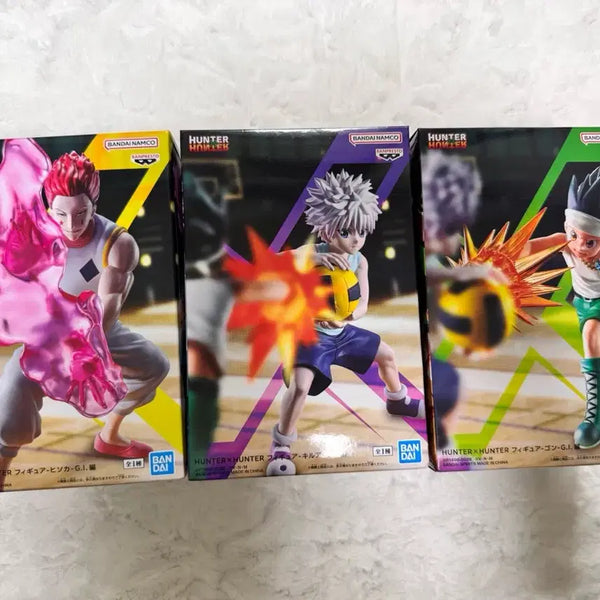 [BUNJANG] Hunter x Hunter Gon, Killua, Hisoka Grid Island Figures Bundle Set (Sealed) / 미개봉 일괄) 헌터헌터 헌헌 곤 키르아 히소카 GI 그리드 아일랜드 피구 피규어