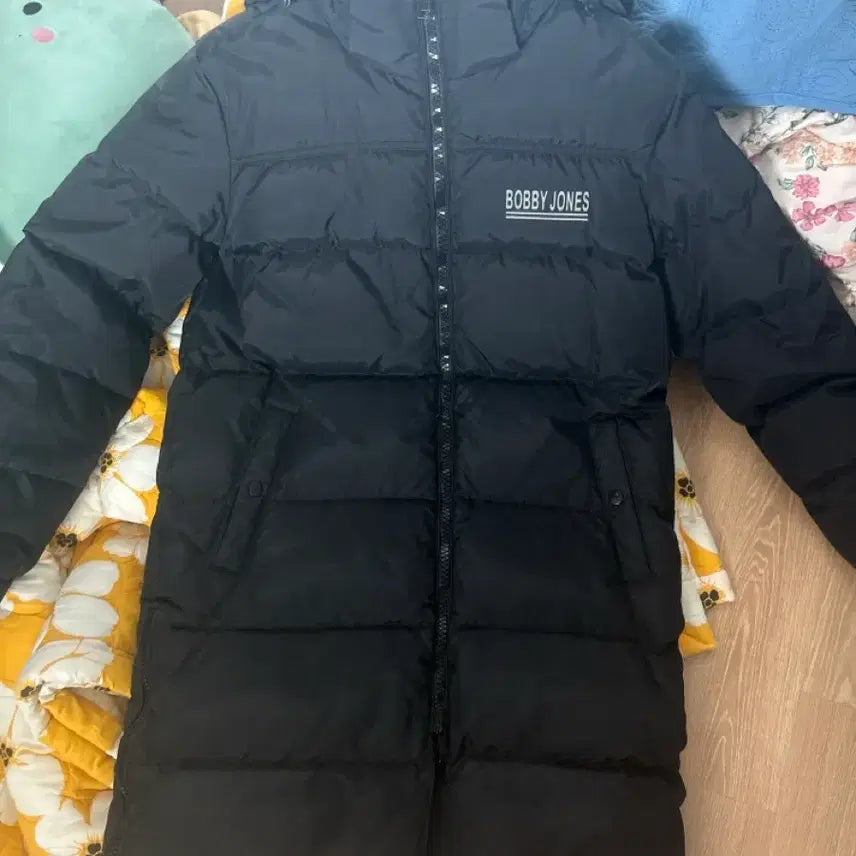 [BUNJANG] Bobby Jones Long Padded Coat Black / 바비존스 롱패딩 블랙