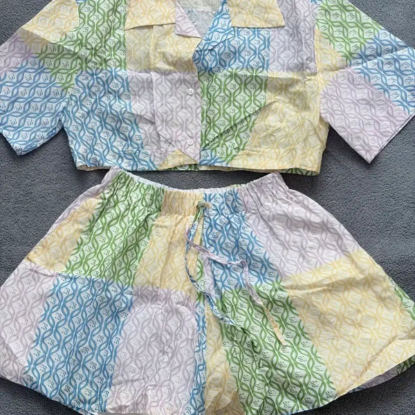 [BUNJANG] Sandro Linen Vacation Set-up / 산드로 휴양지 바캉스 마 셋업