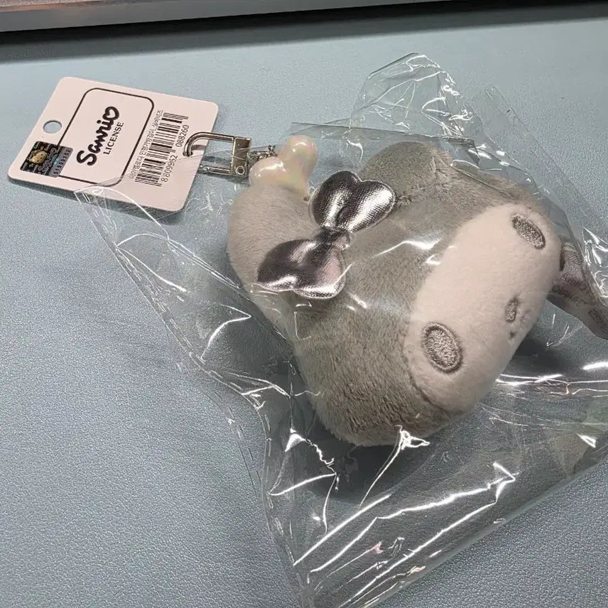 [BUNJANG] Sanrio My Melody Doll Bag Charm Keychain Silver Beads / 새상품 산리오 마이 멜로디 인형가방걸이 열쇠고리 키링 실버비즈 판매