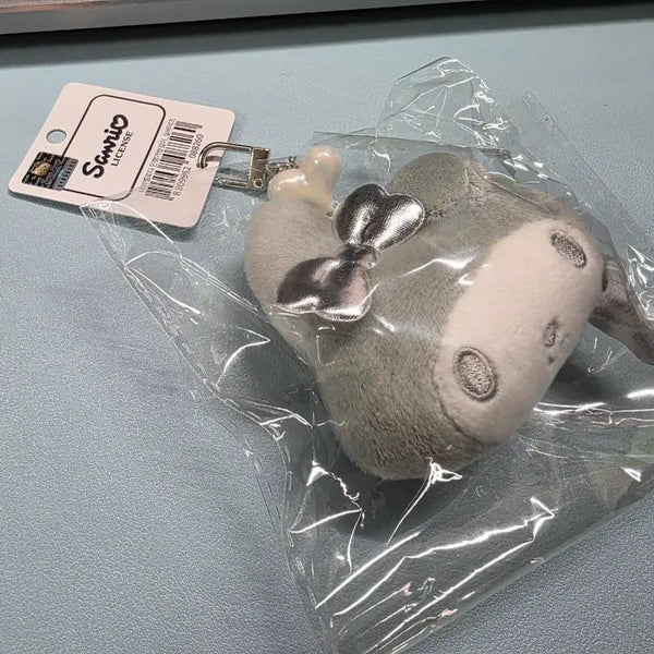[BUNJANG] Sanrio My Melody Doll Bag Charm Keychain Silver Beads / 새상품 산리오 마이 멜로디 인형가방걸이 열쇠고리 키링 실버비즈 판매