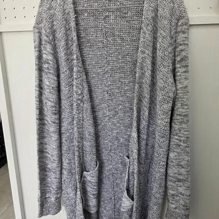 [BUNJANG] Time Melange Knit Cardigan / 타임 멜란지 니트 가디건 95