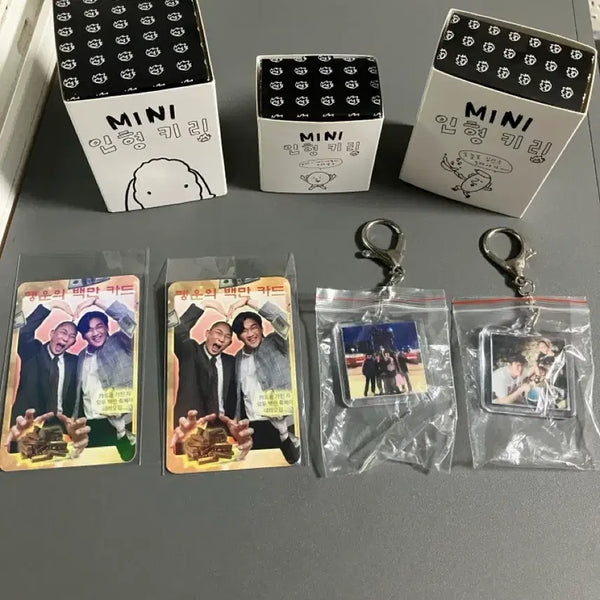 [BUNJANG] Hot Sauce Bundle Set Keyring and Lucky Draw Card / 핫소스 굿즈 일괄