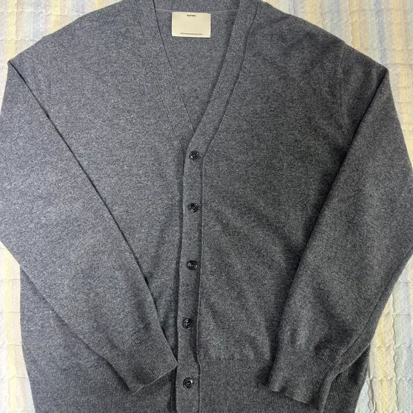 [BUNJANG] Pottery Comfort Cardigan Mélange Grey Size 2 / 포터리 / 컴포트 가디건 멜란지 그레이 / 2 (100-103)
