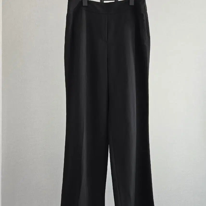 [BUNJANG] LIST Black Wide Leg Slacks Size 77 / 리스트 블랙 와이드 슬랙스 77사이즈