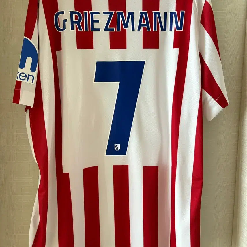 [BUNJANG] 2025-2026 Atletico Madrid Home Antoine Griezmann Jersey (Official) / 25-26 아틀레티코 마드리드 홈 그리즈만 유니폼 정품