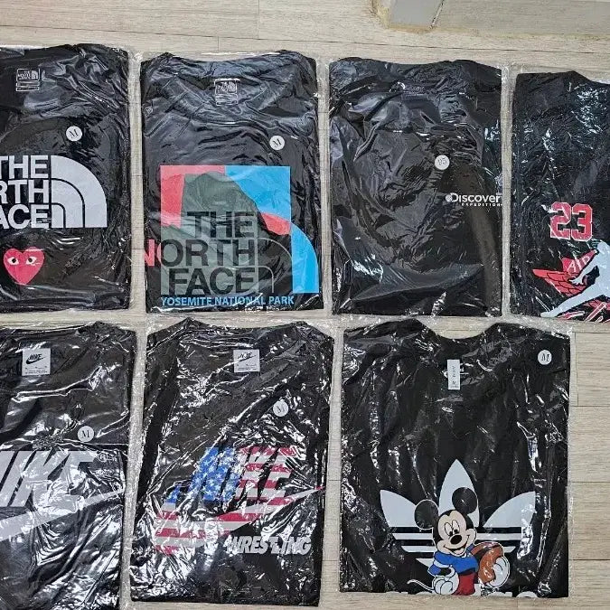 [BUNJANG] Assorted Brand T-Shirts - Size 95 / 노스페이스 디스커버리 나이키 아디다스 반팔티 사이즈95