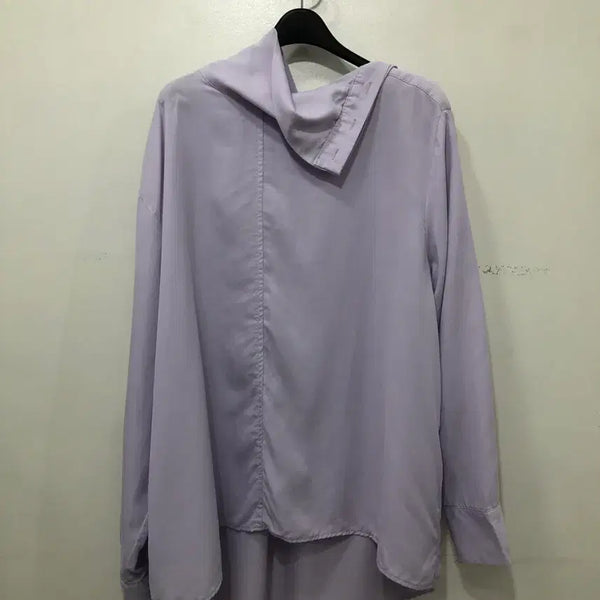 [BUNJANG] Roomk High-Neck Shirt Blouse / roomk 룸케이 하이넥 셔츠 블라우스