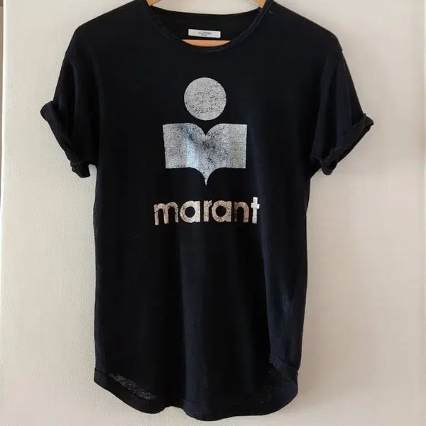 [BUNJANG] Isabel Marant Coldee Linen Short Sleeve T-Shirt Black XS / (상태좋은정품) 이자벨마랑 콜디 린넨반팔티 블랙 (xs)
