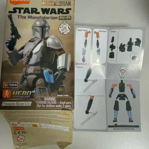 [BUNJANG] Blocky Star Wars Mandalorian Ahsoka GV01 (Box Opened) / 블로키 스타워즈 만달로리안 GV01 아소카 (박스만 개봉)
