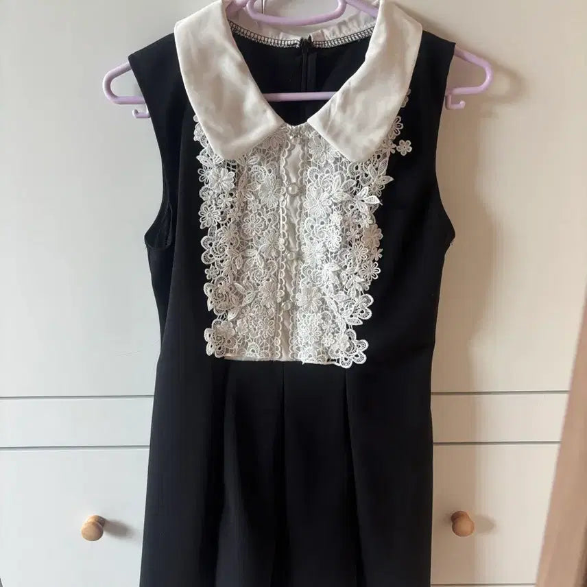 [BUNJANG] Black Lace Dress / 스나계 레이스 원피스 생일상 참전복