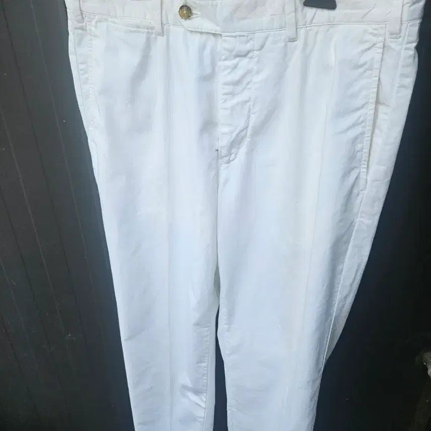 [BUNJANG] Ermenegildo Zegna White Chino Pants (Size 48 / 31-32) / 31~32 에르메네질도 제냐 정품 화이트 치노팬츠 48