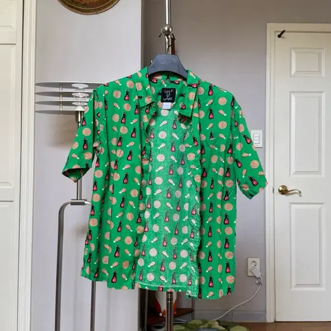 [BUNJANG] Golf Wang Chicken and Waffle Button Up Shirt - Size L / [L] 골프왕 Golf Wang Chicken and Waffle Button Up