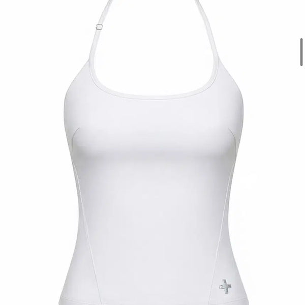 [BUNJANG] 2000 Archives White Halterneck Sleeveless Top / 2000아카이브스