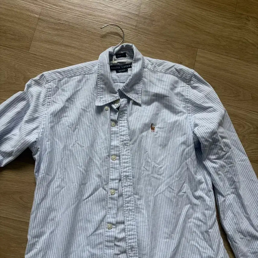 [BUNJANG] Polo Ralph Lauren Blue Stripe Slim Fit Shirt / 폴로 랄프로렌 셔츠 블루 스트라이프