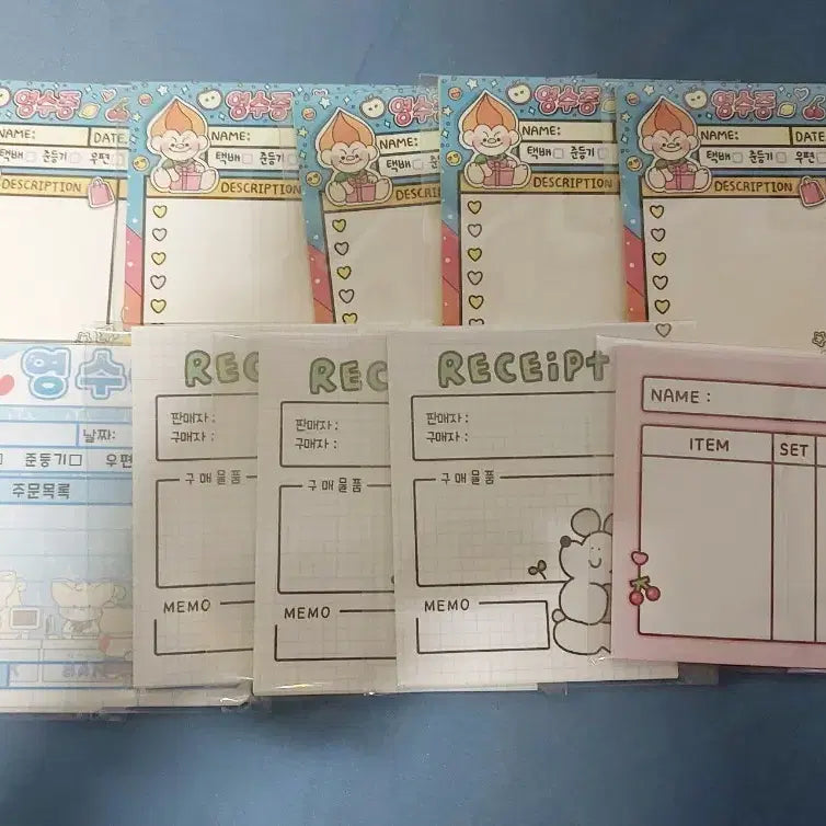 [BUNJANG] Receipt Bundle Set for Seal Collection / 포용 영수증 일괄판매