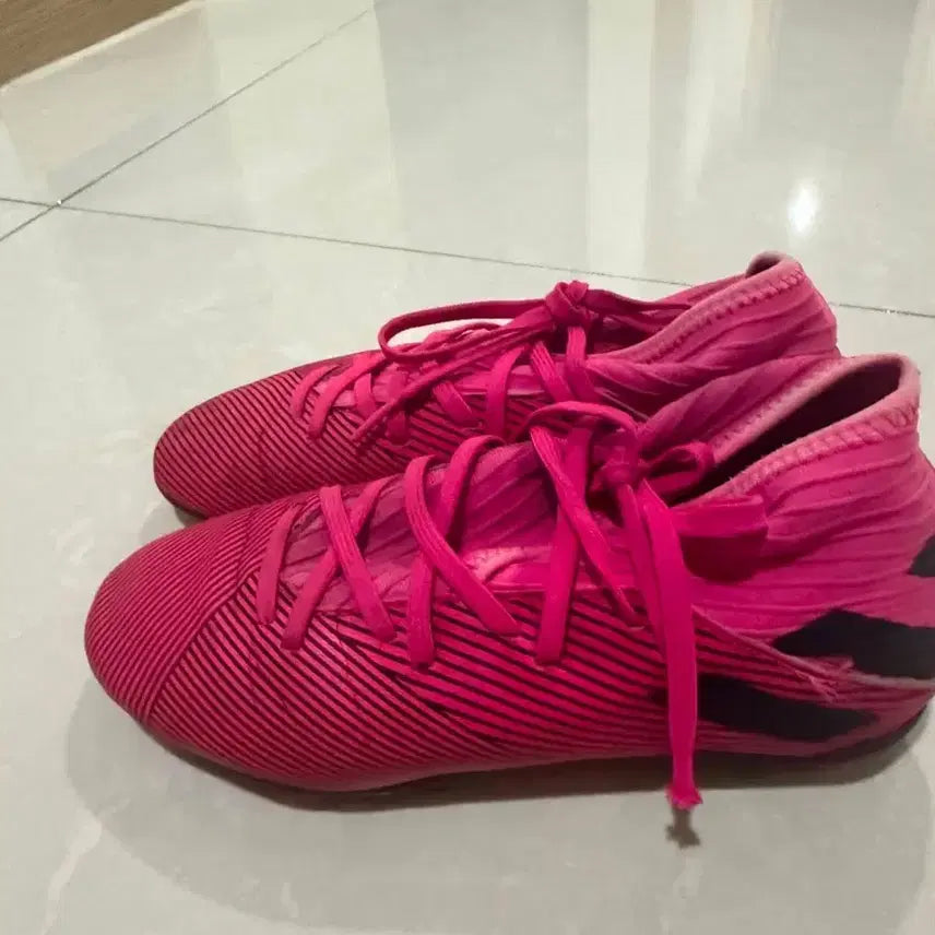 [BUNJANG] Adidas Nemeziz 19.3 FG Pink Soccer Cleats / 아디다스 네메시스 19.3 FG